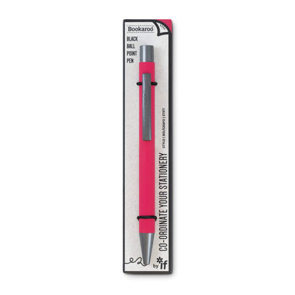 IF Bookaroo Pen, soft touch, colour coated pen with black ink