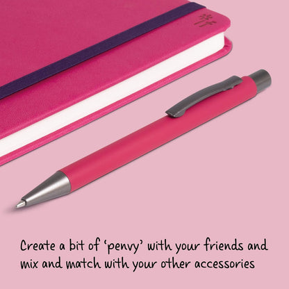 IF Bookaroo Pen, soft touch, colour coated pen with black ink