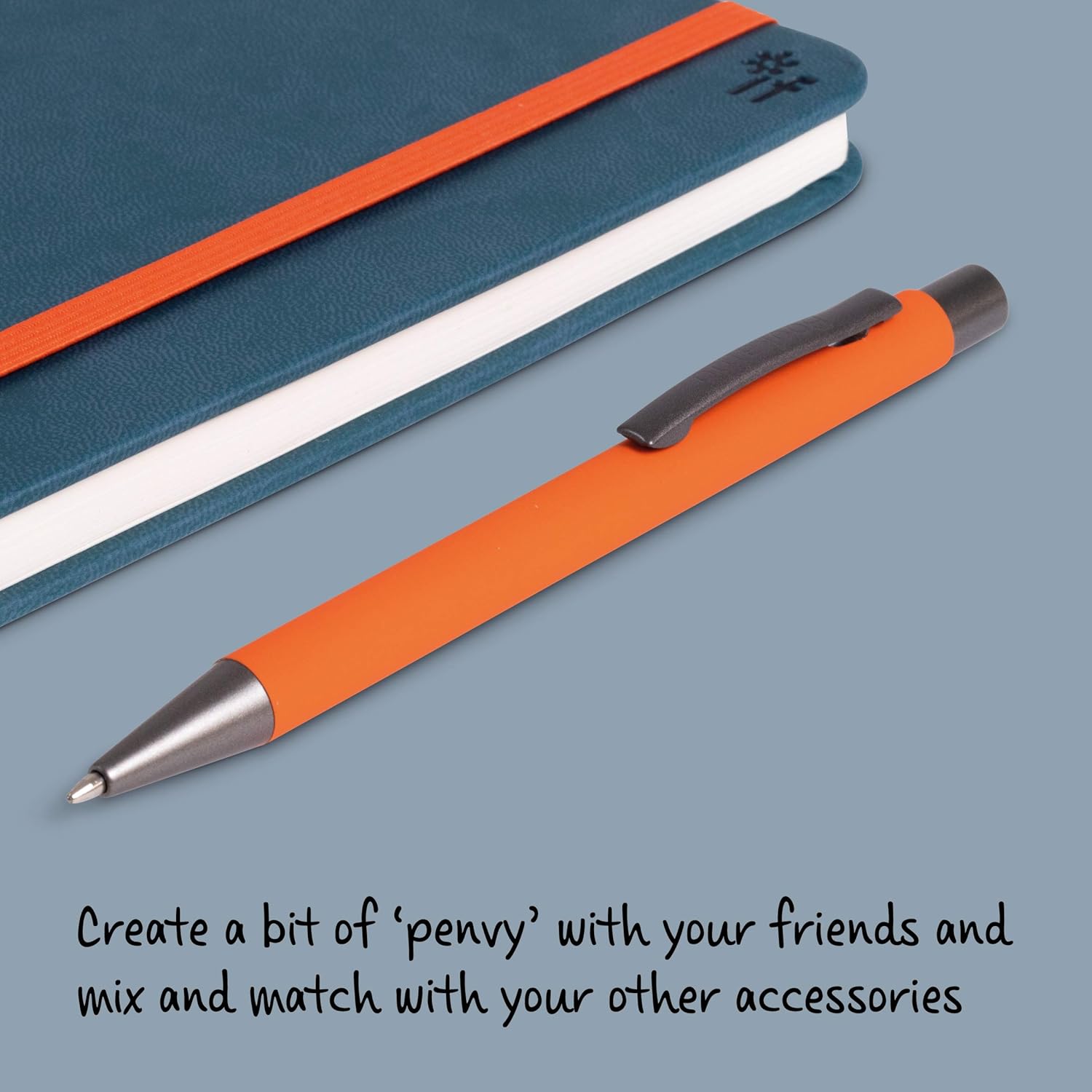 IF Bookaroo, coloured pen with black ink - Orange (Pack of 1) Orange One size (Pack of 1)