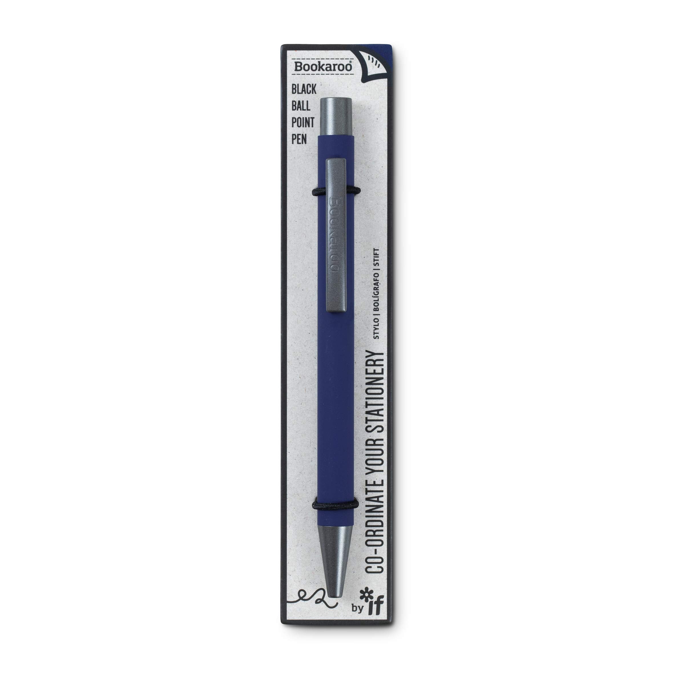 IF Bookaroo Pen, soft touch, colour coated pen with black ink