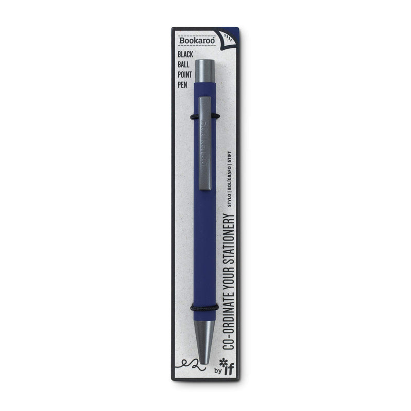 IF Bookaroo Pen, soft touch, colour coated pen with black ink