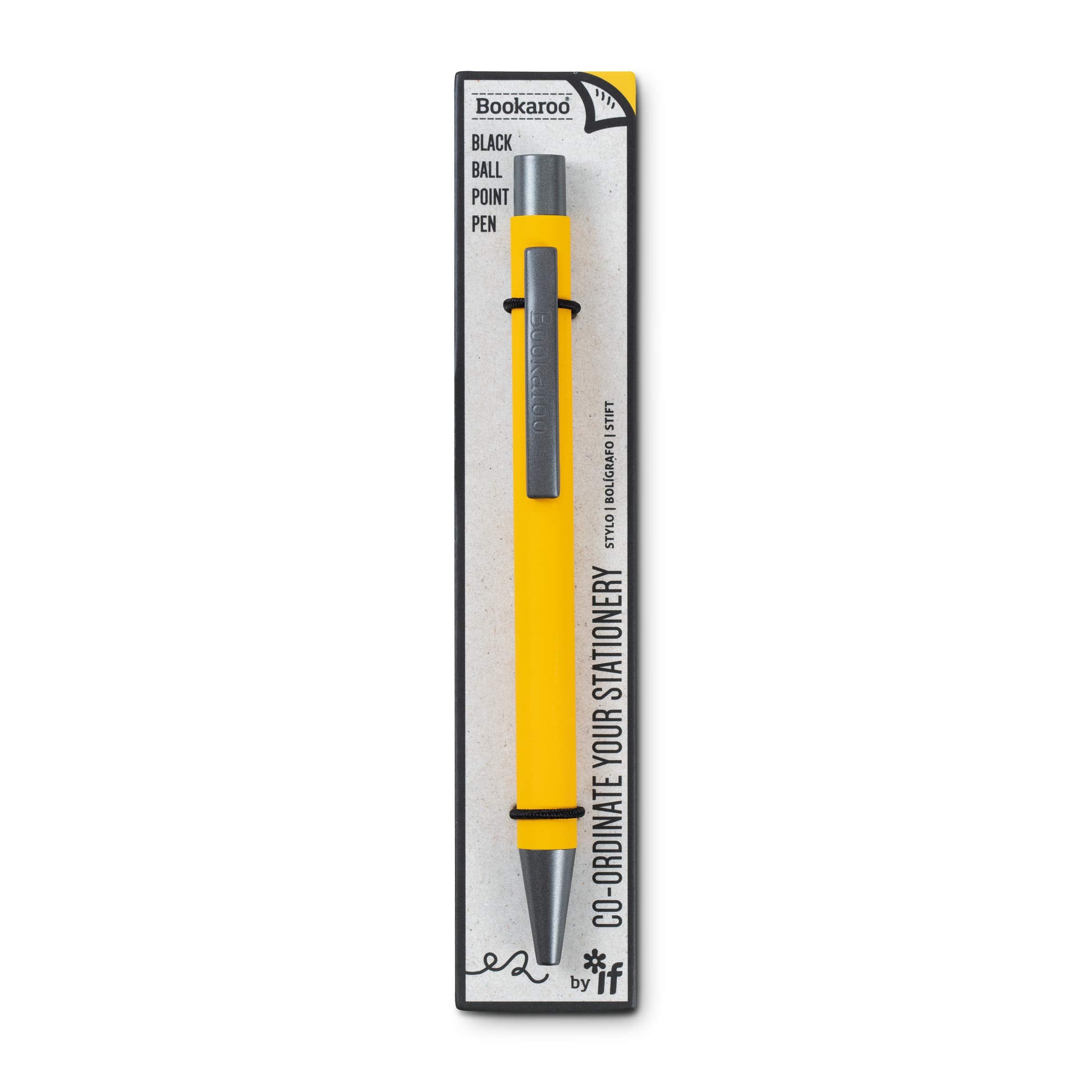 IF Bookaroo Pen, soft touch, colour coated pen with black ink
