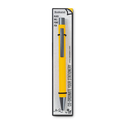 IF Bookaroo Pen, soft touch, colour coated pen with black ink