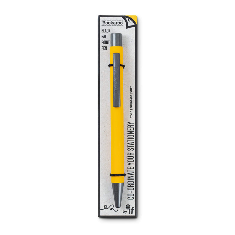 IF Bookaroo Pen, soft touch, colour coated pen with black ink