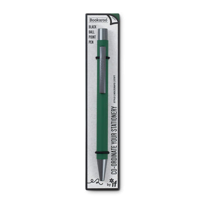 IF Bookaroo Pen, soft touch, colour coated pen with black ink