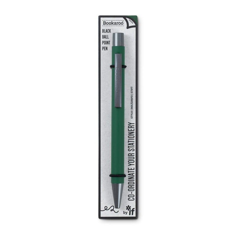 IF Bookaroo Pen, soft touch, colour coated pen with black ink