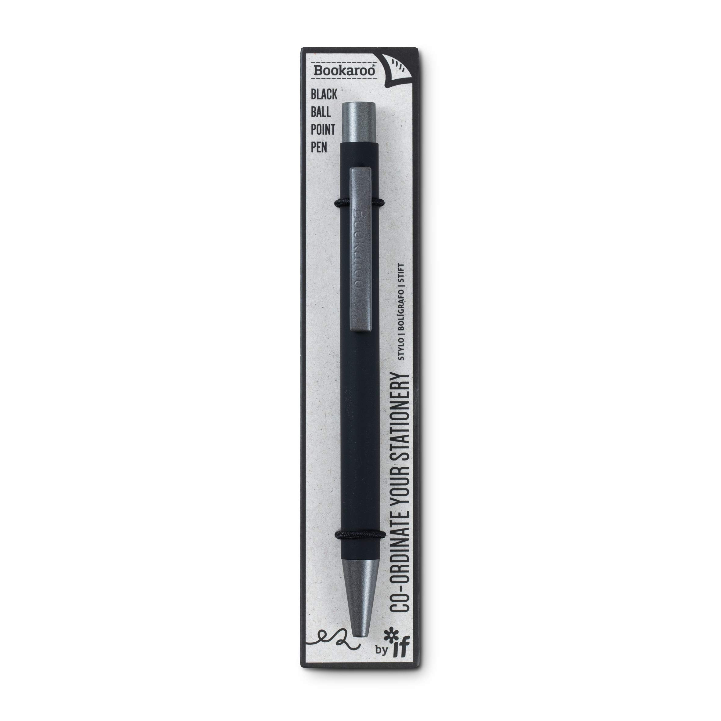 IF Bookaroo Pen, soft touch, colour coated pen with black ink