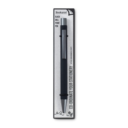 IF Bookaroo Pen, soft touch, colour coated pen with black ink