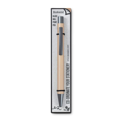 IF Bookaroo Pen, soft touch, colour coated pen with black ink