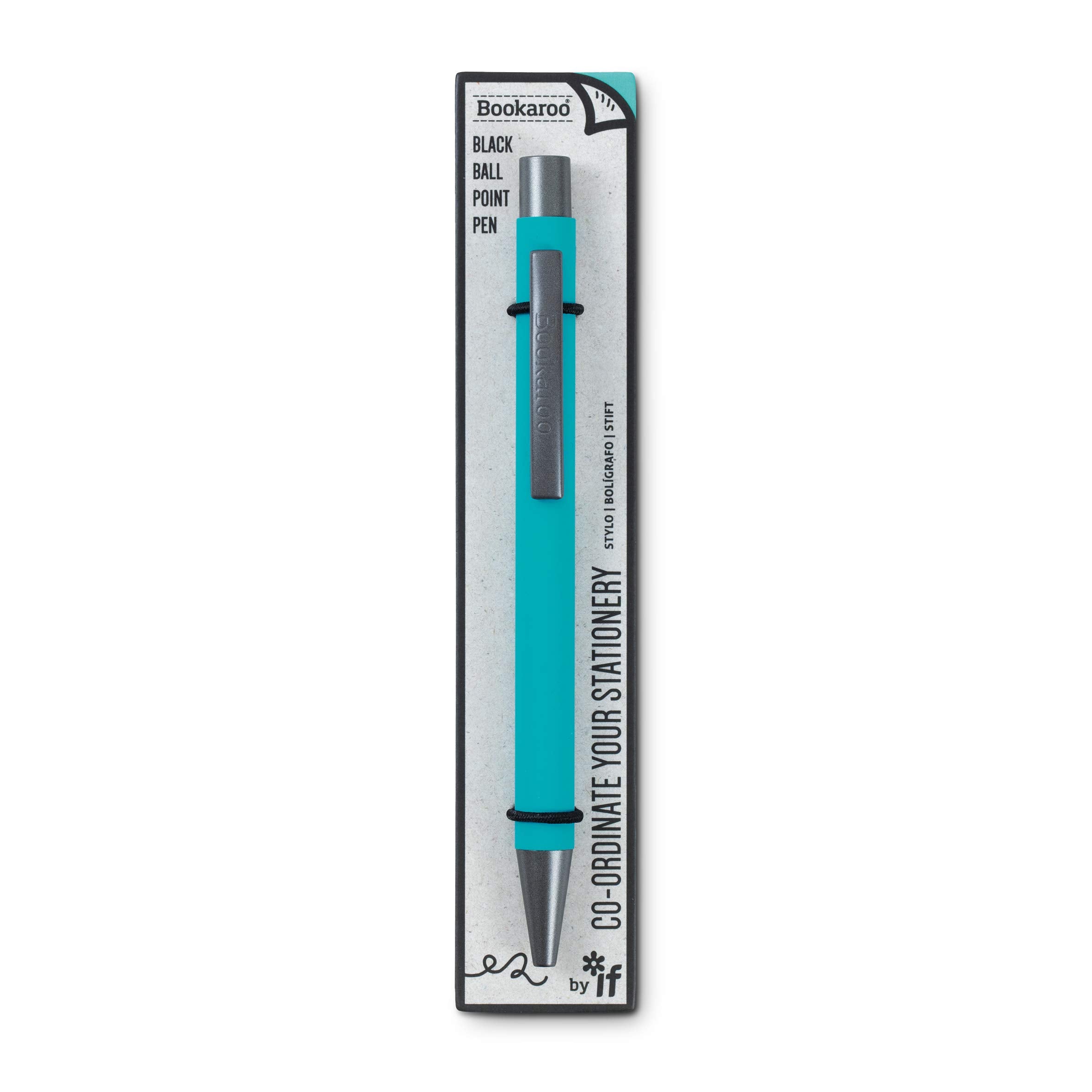 IF Bookaroo Pen, soft touch, colour coated pen with black ink