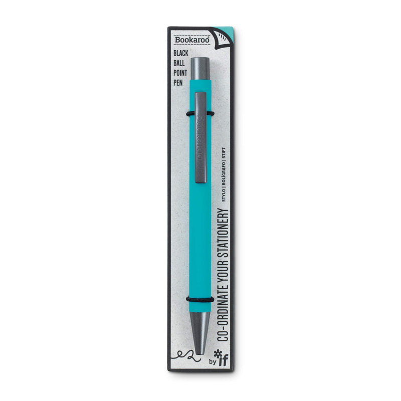 IF Bookaroo Pen, soft touch, colour coated pen with black ink