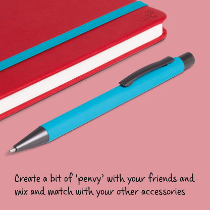 IF Bookaroo Pen, soft touch, colour coated pen with black ink