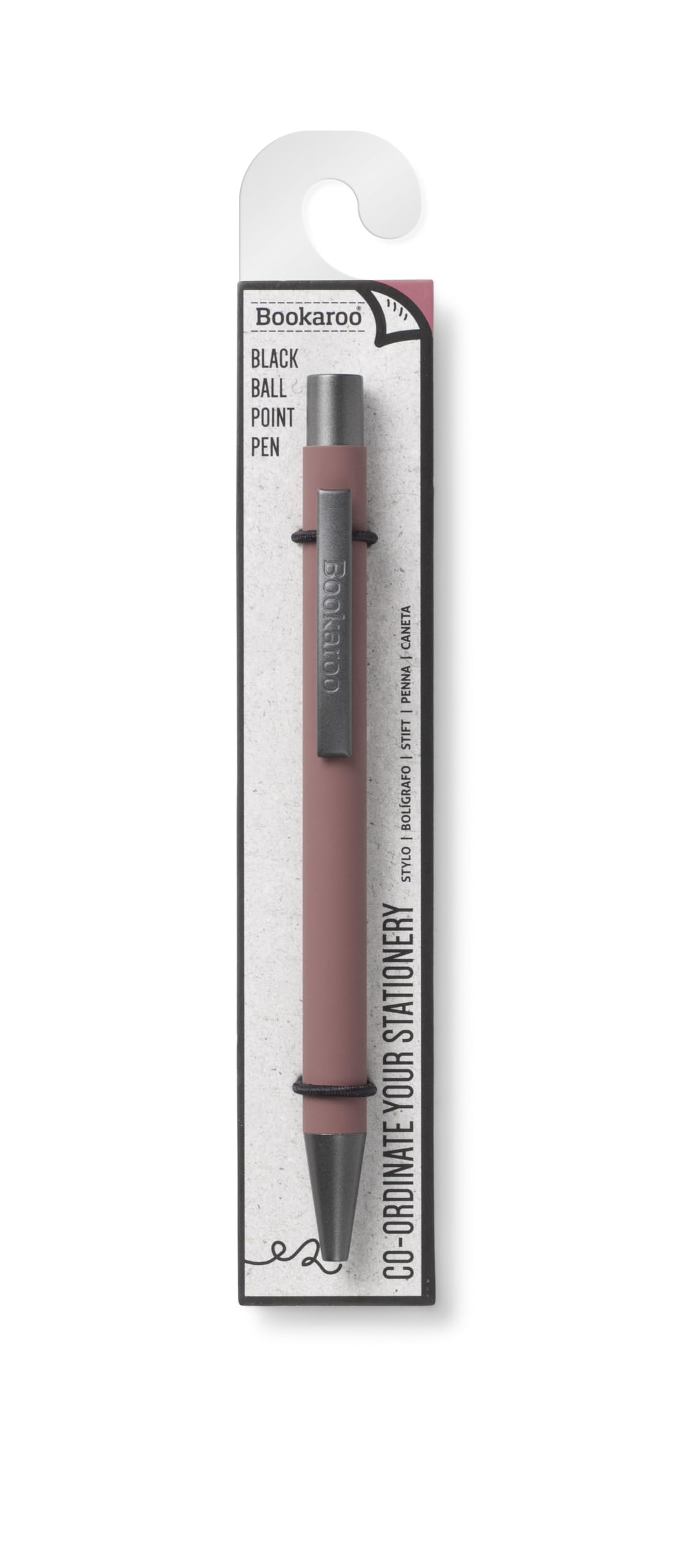IF Bookaroo Pen, soft touch, colour coated pen with black ink
