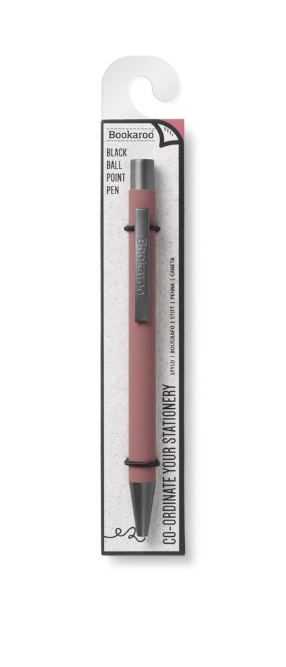 IF Bookaroo Pen, soft touch, colour coated pen with black ink