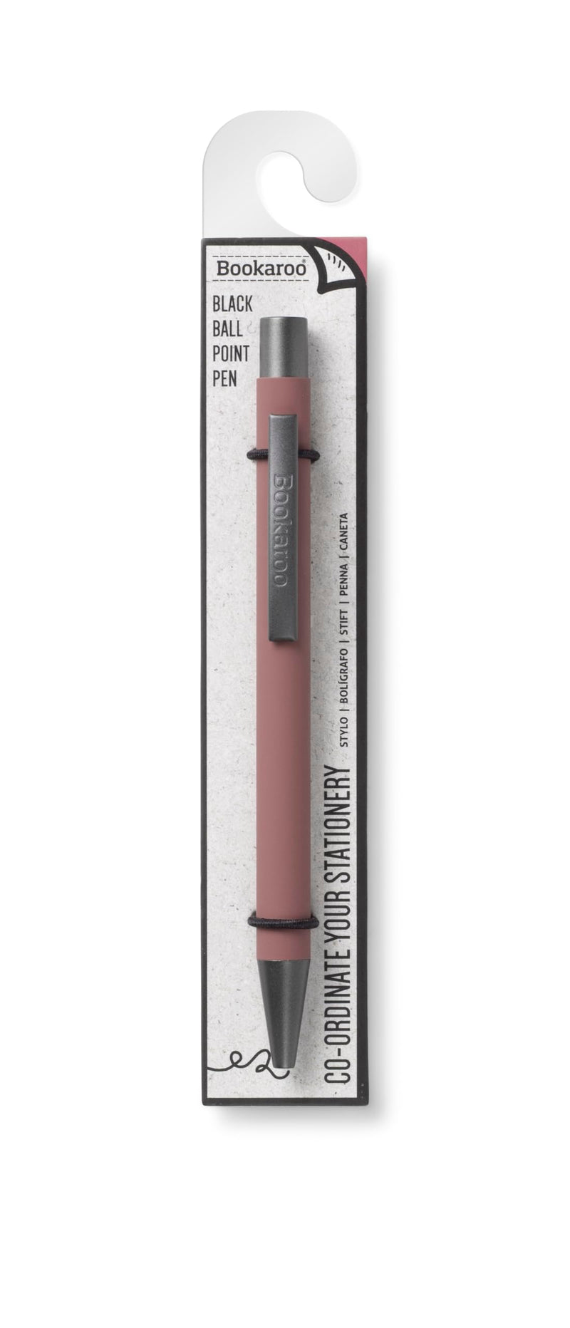 IF Bookaroo Pen, soft touch, colour coated pen with black ink