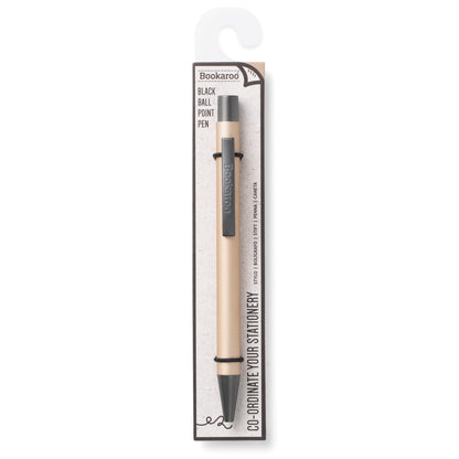 IF Bookaroo Pen, soft touch, colour coated pen with black ink