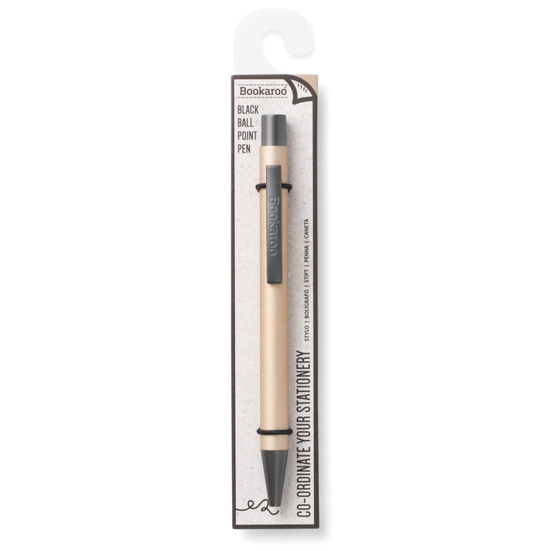 IF Bookaroo Pen, soft touch, colour coated pen with black ink