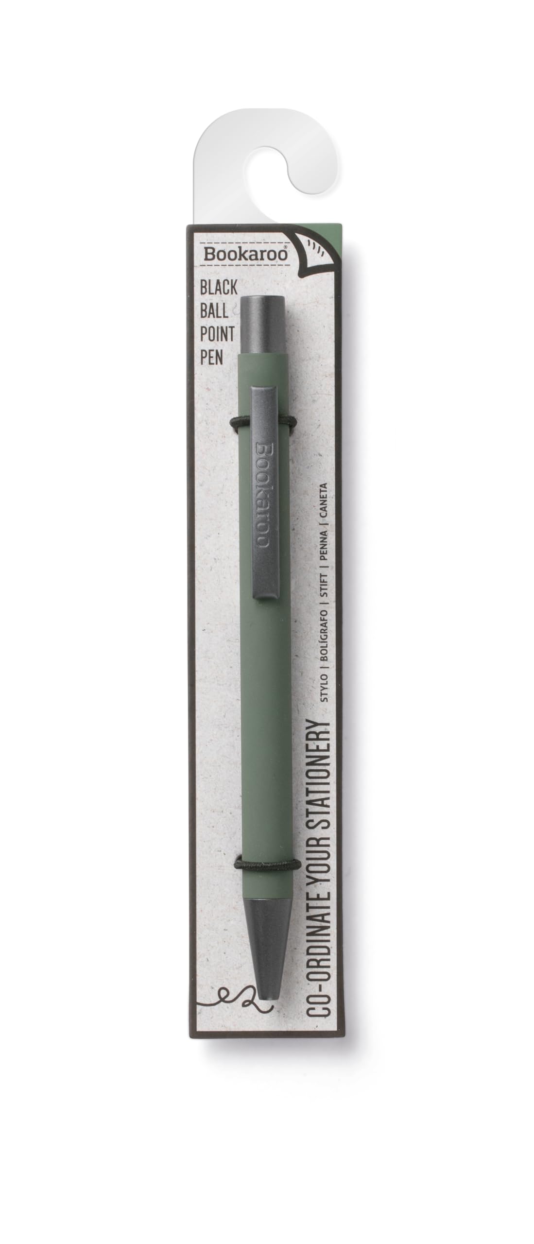IF Bookaroo Pen, soft touch, colour coated pen with black ink