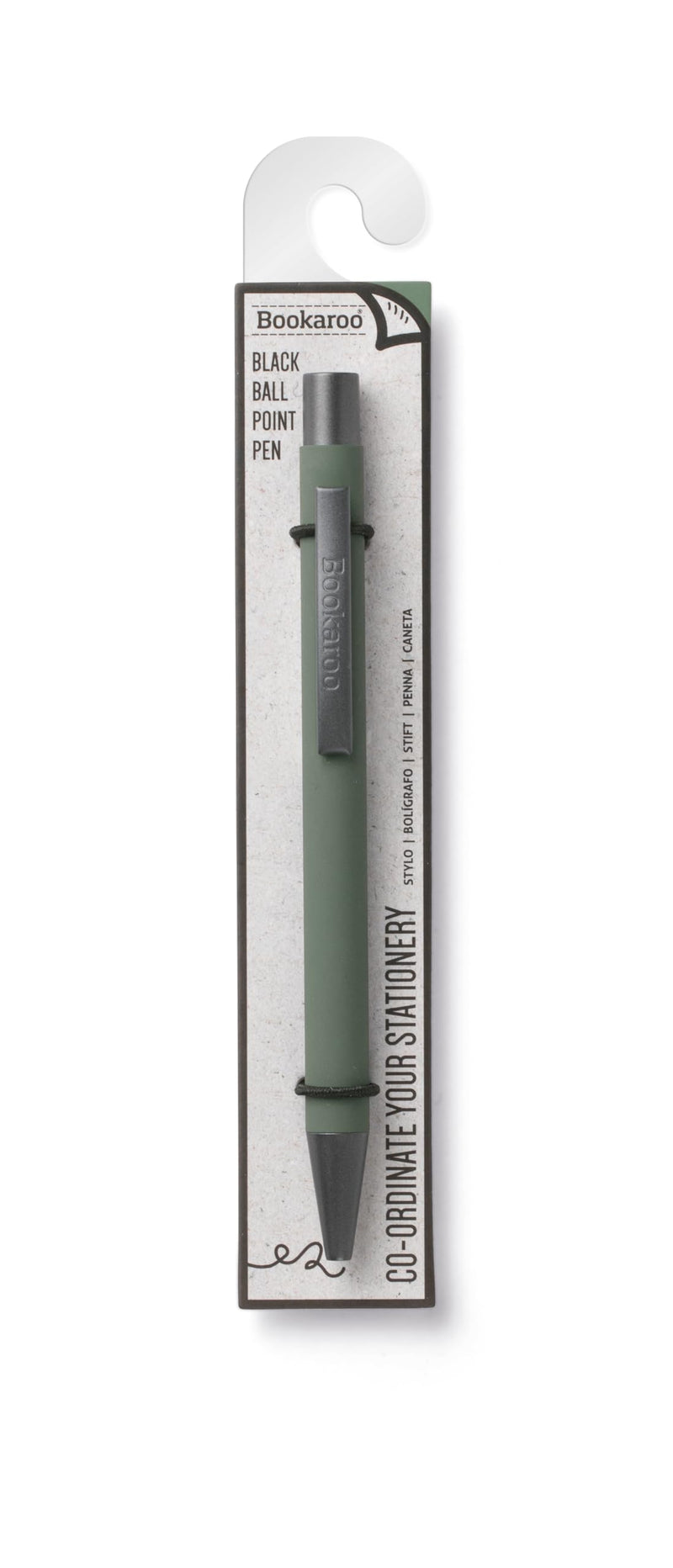 IF Bookaroo Pen, soft touch, colour coated pen with black ink