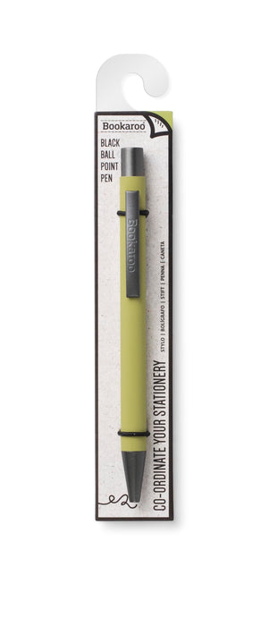 IF Bookaroo Pen, soft touch, colour coated pen with black ink