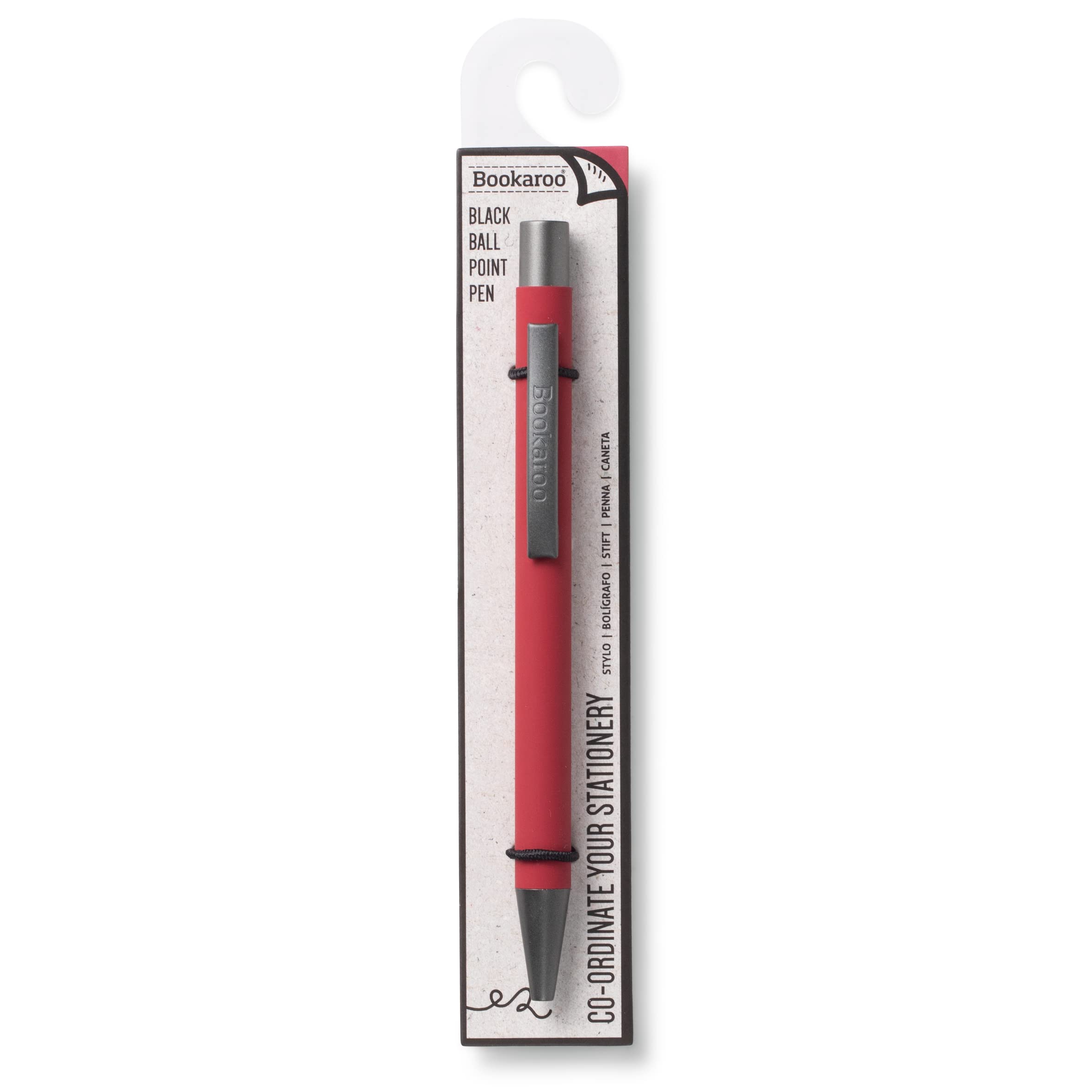 IF Bookaroo Pen, soft touch, colour coated pen with black ink