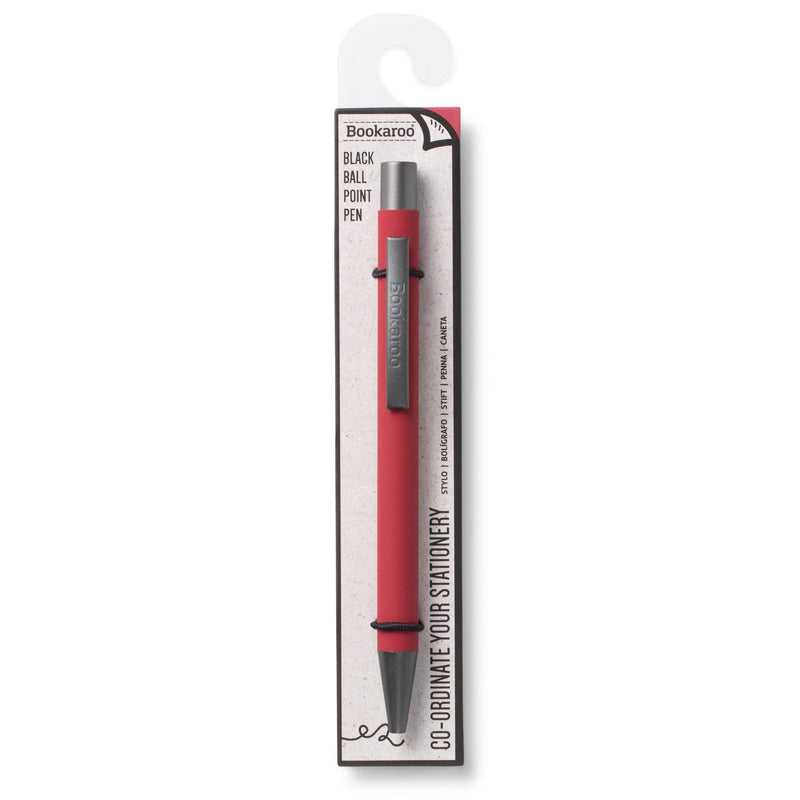 IF Bookaroo Pen, soft touch, colour coated pen with black ink