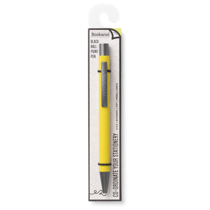 IF Bookaroo Pen, soft touch, colour coated pen with black ink