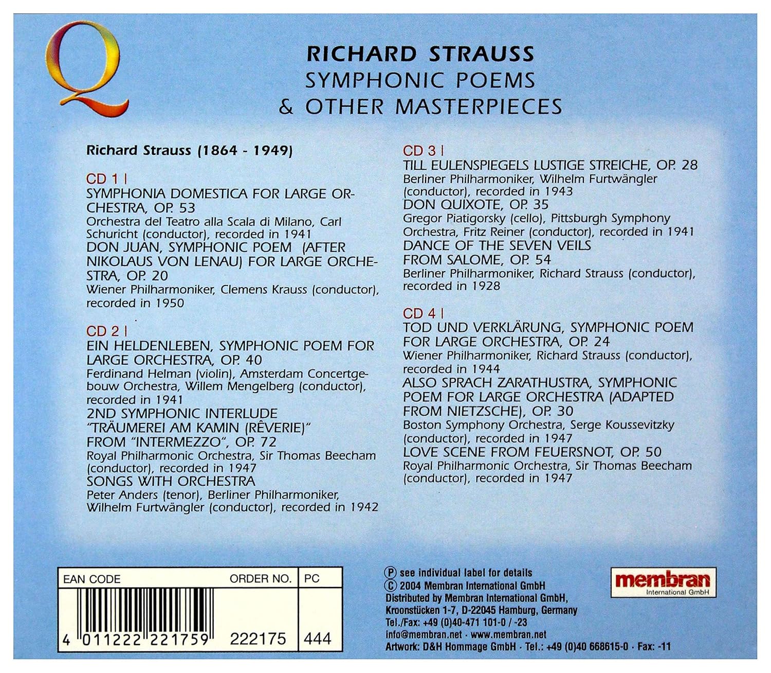 Symphonic Poems & Other Master