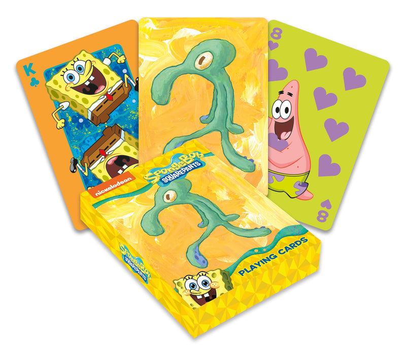 AQUARIUS Spongebob Bold and Brash Playing Cards-Spongebob Themed Deck of Cards for Your Favorite Card Games - Officially Licensed Spongebob Merchandise & Collectibles