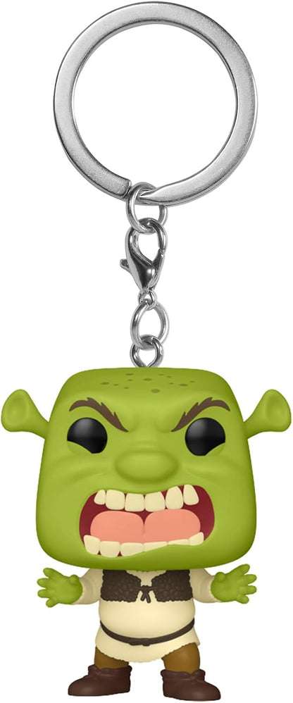 Funko Pop! Keychain: Shrek Dream Works 30th - Scary Shrek Novelty Keyring - Collectable Mini Figure - Stocking Filler - Gift Idea - Official Merchandise - Movies Fans - Backpack Decor