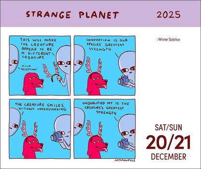 Strange Planet 2025 Day-to-Day Calendar