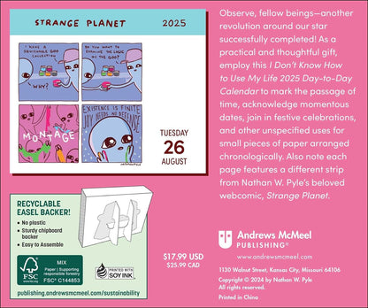 Strange Planet 2025 Day-to-Day Calendar