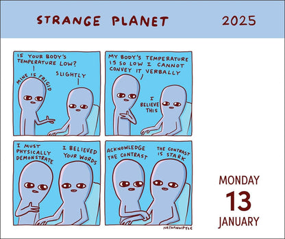 Strange Planet 2025 Day-to-Day Calendar