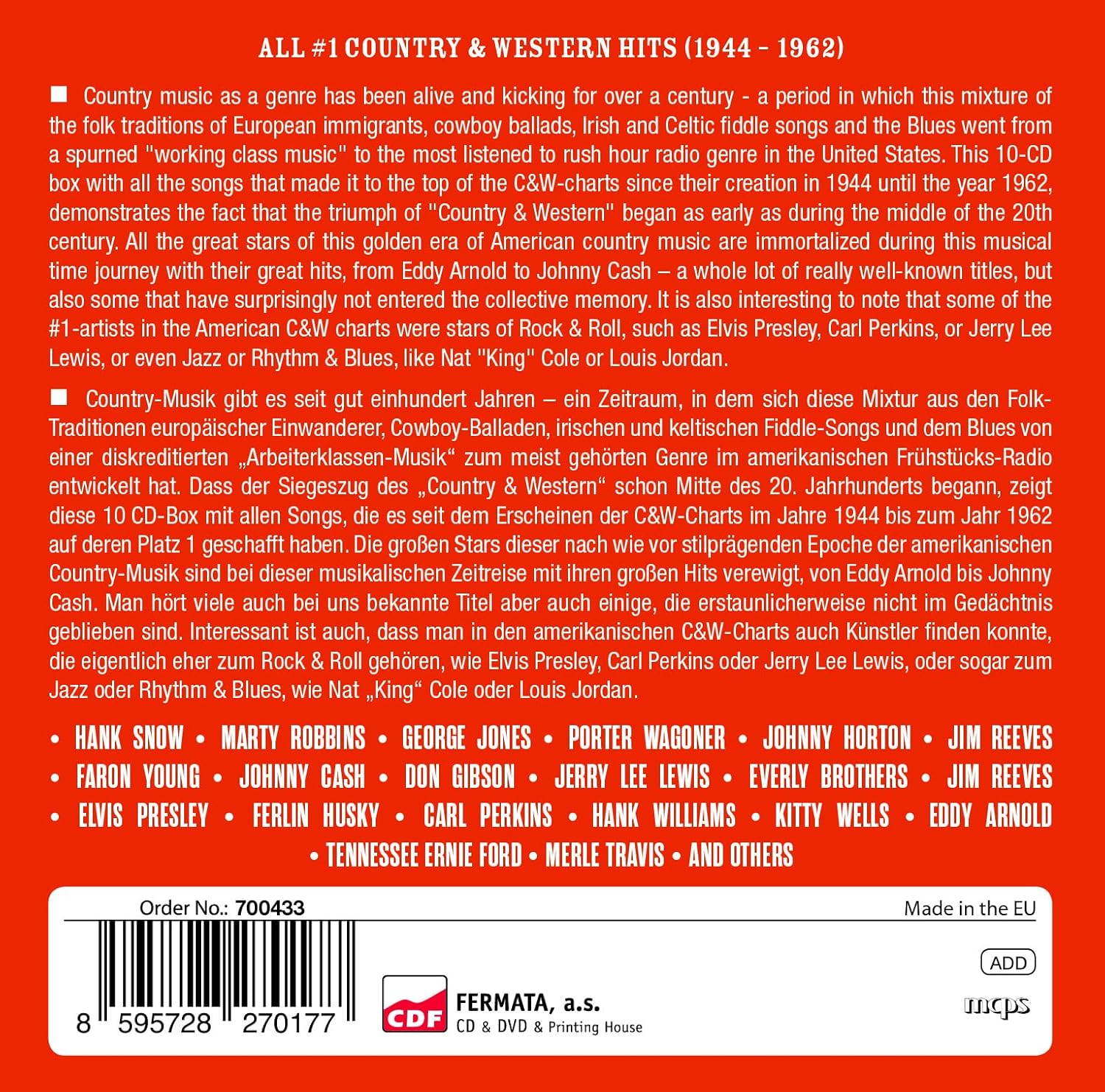 Country & Western - 200 No. 1 Hits