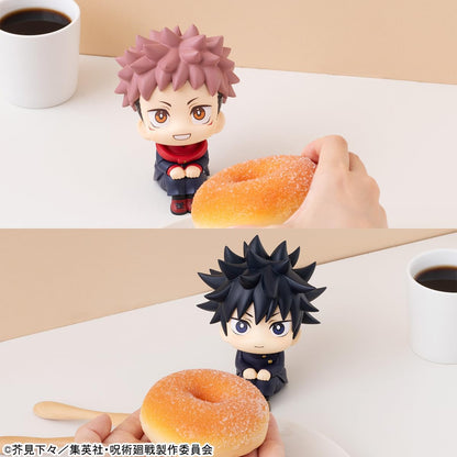 Megahouse - Jujutsu Kaisen - Look Up - Yuji Laugh & Megumi Smile 4.5 inch Figure Set With Gift