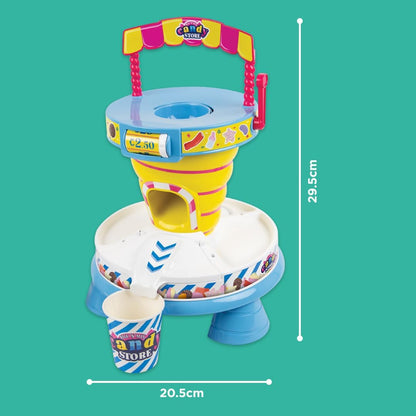 Tienda de golosinas a granel Casdon (sin golosinas), Tienda de golosinas de juguete para niños a partir de 3 años, Incluye rueda de precios giratoria, Perfecta para un juego imaginativo