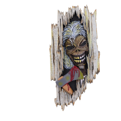 Nemesis Now Iron Maiden Killers Wandschild, 30,5 cm, Harz, cremefarben, offizielles Iron Maiden Merchandise, Killers Album, Wanddekoration, Iron Maiden Home Decor, gegossen aus feinstem Harz