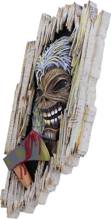 Nemesis Now Iron Maiden Killers Wandschild, 30,5 cm, Harz, cremefarben, offizielles Iron Maiden Merchandise, Killers Album, Wanddekoration, Iron Maiden Home Decor, gegossen aus feinstem Harz