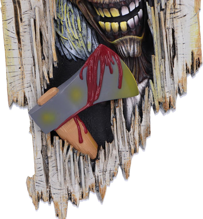 Nemesis Now Iron Maiden Killers Wandschild, 30,5 cm, Harz, cremefarben, offizielles Iron Maiden Merchandise, Killers Album, Wanddekoration, Iron Maiden Home Decor, gegossen aus feinstem Harz