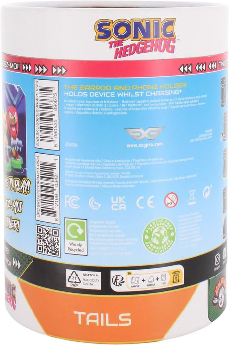 Cable Guys Holdem - Tails Collectible Small Tech Accessories & Phone Holder/Stand (iPhone, Samsung, Earbuds, Earphones