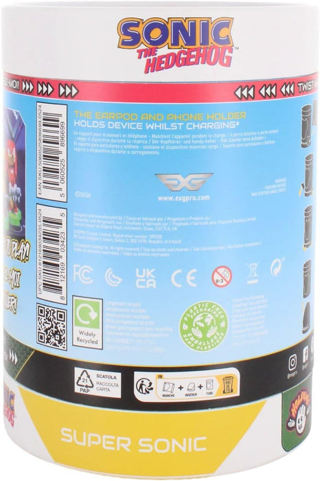 Cable Guys Holdem - Super Sonic Collectible Small Tech Accessories & Phone Holder/Stand (iPhone, Samsung, Earbuds, Earphones