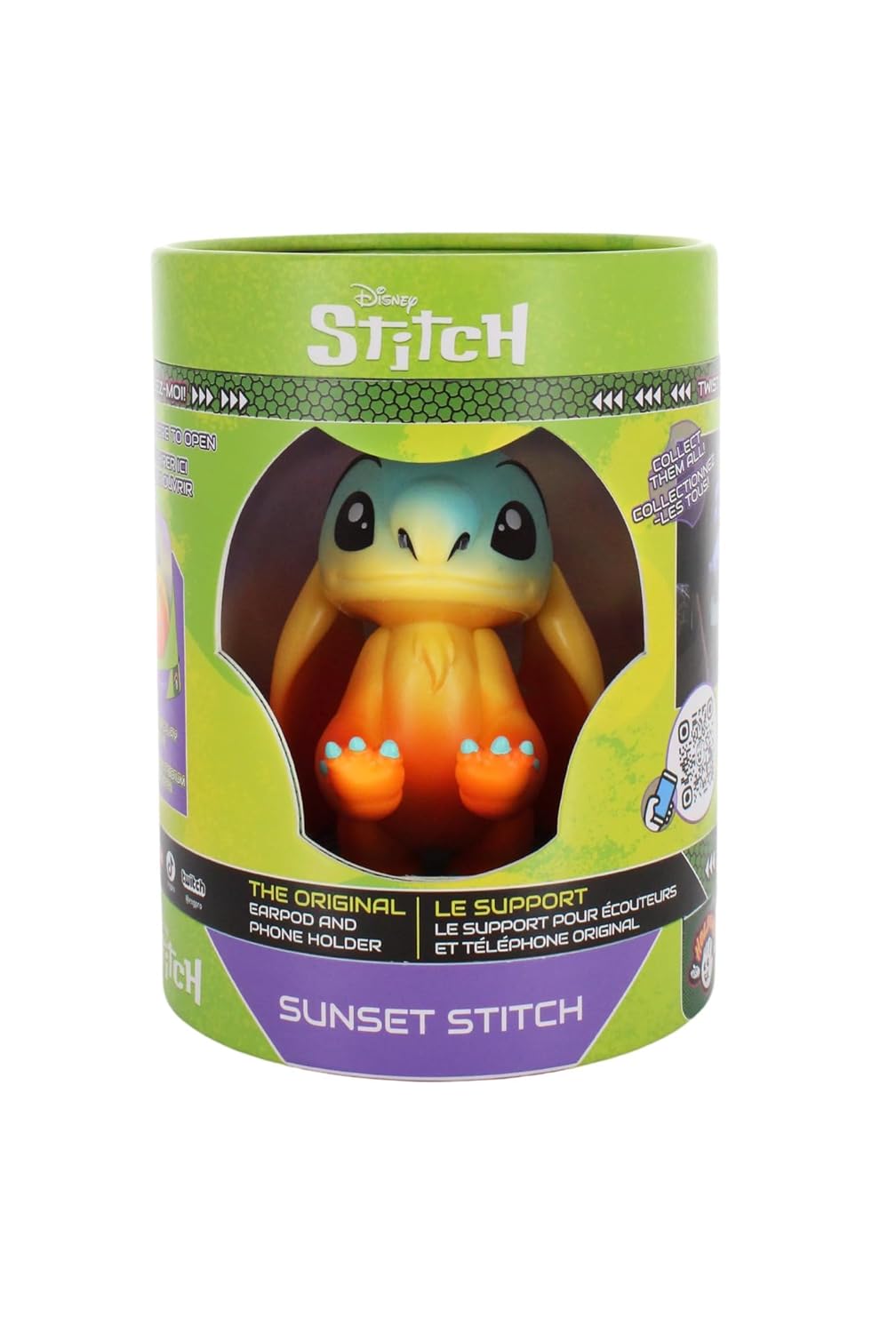 Cable Guys Holdem - 'Sunset' Stitch Collectible Small Tech Accessories & Phone Holder/Stand (iPhone, Samsung, Earbuds, Earphones