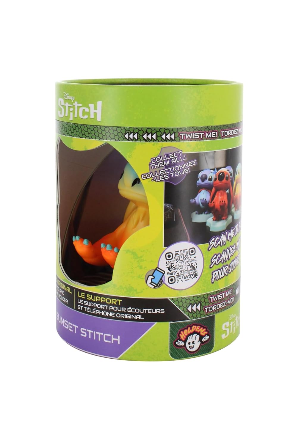 Cable Guys Holdem - 'Sunset' Stitch Collectible Small Tech Accessories & Phone Holder/Stand (iPhone, Samsung, Earbuds, Earphones