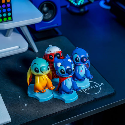 Cable Guys Holdem - 'Underpants Hero' Stitch Collectible Small Tech Accessories & Phone Holder/Stand (iPhone, Samsung, Earbuds, Earphones