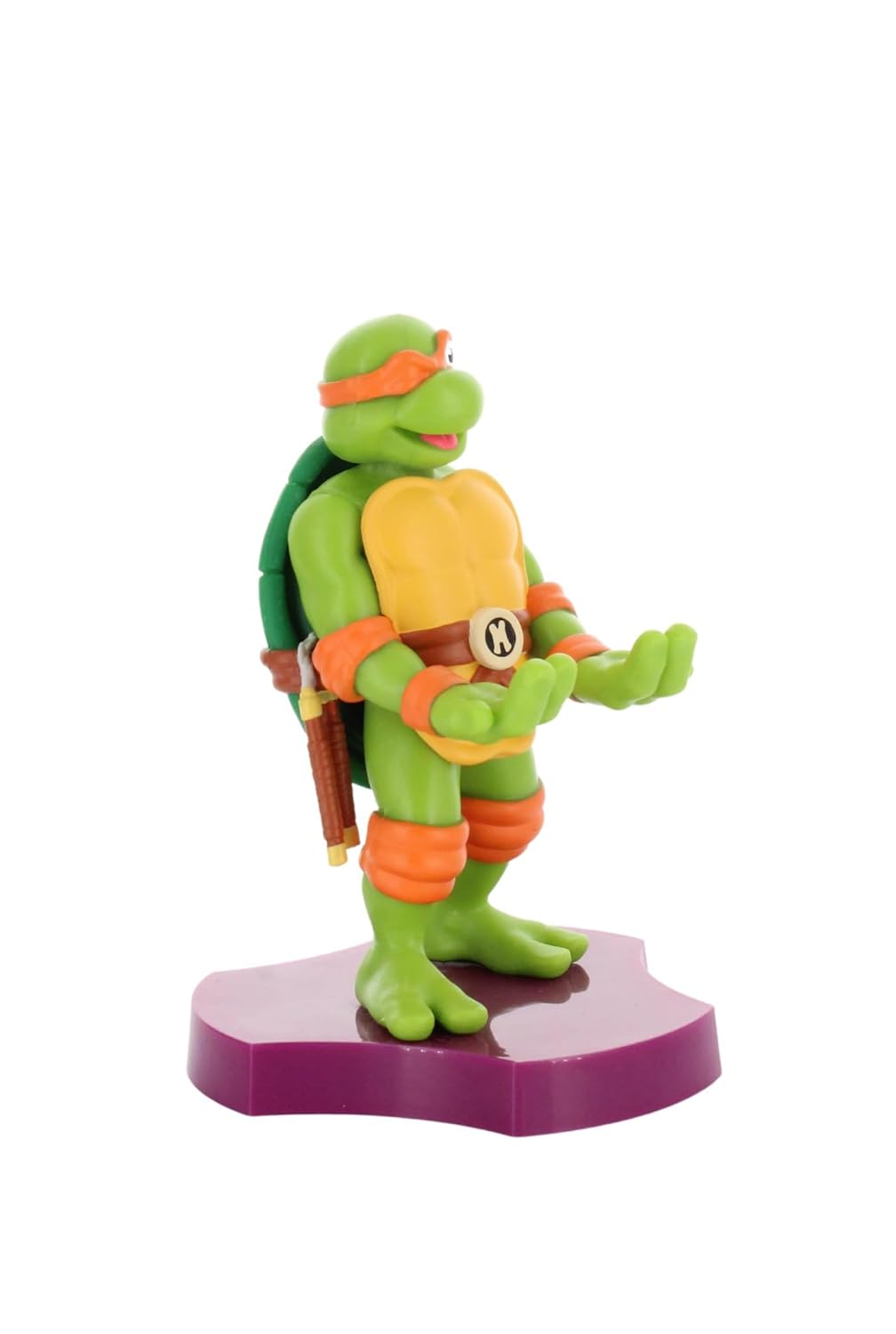 Cable Guys Holdem - TMNT Michelangelo Collectible Small Tech Accessories & Phone Holder/Stand (iPhone, Samsung, Earbuds, Earphones