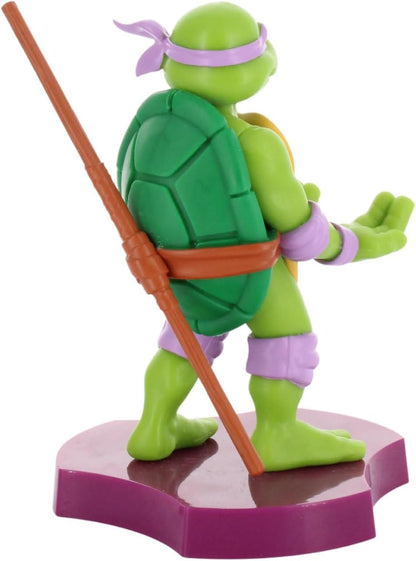 Exquisite Gaming Cable Guys Holdem - TMNT Donatello Collectible Small Tech Accessories & Phone Holder/Stand (iPhone, Samsung, Earbuds, Earphones