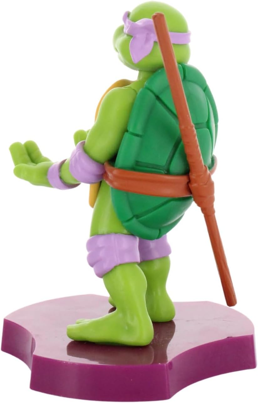 Exquisite Gaming Cable Guys Holdem - TMNT Donatello Collectible Small Tech Accessories & Phone Holder/Stand (iPhone, Samsung, Earbuds, Earphones