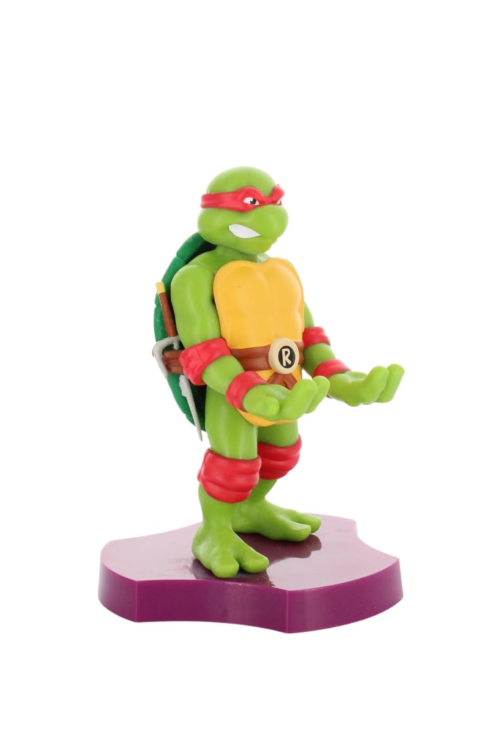 Cable Guys Holdem - TMNT Raphael Collectible Small Tech Accessories & Phone Holder/Stand (iPhone, Samsung,Earbuds, Earphones