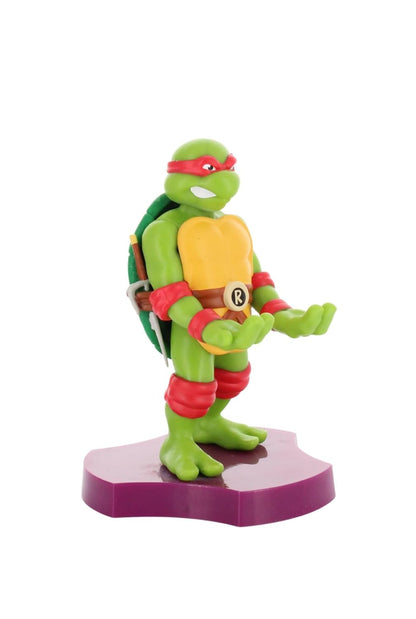 Cable Guys Holdem - TMNT Raphael Collectible Small Tech Accessories & Phone Holder/Stand (iPhone, Samsung,Earbuds, Earphones