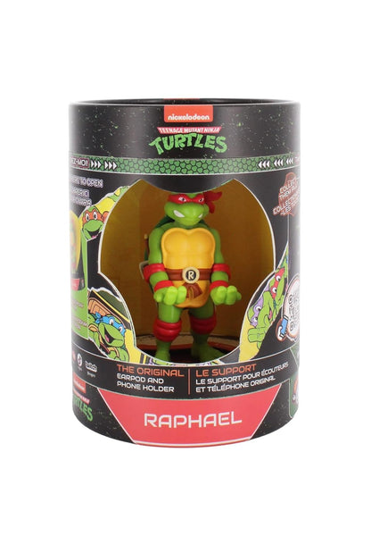 Cable Guys Holdem - TMNT Raphael Collectible Small Tech Accessories & Phone Holder/Stand (iPhone, Samsung,Earbuds, Earphones